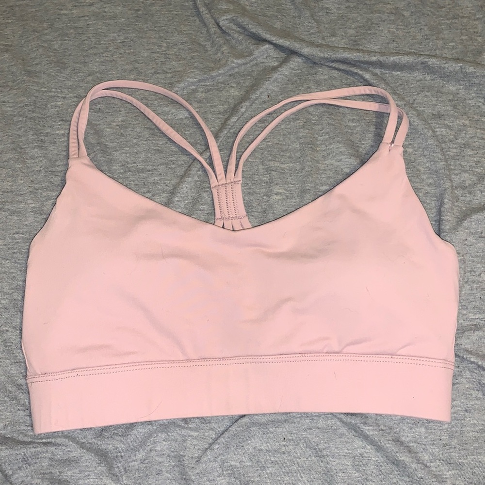 strappy back sports bra